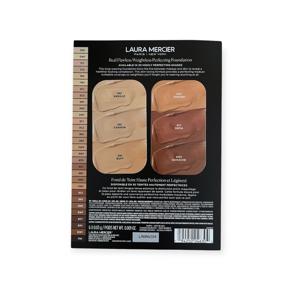 Laura Mercier Flawless Fusion Ultra-Longwear Foundation 6 x 0.03 g | NWT - Picture 4 of 4